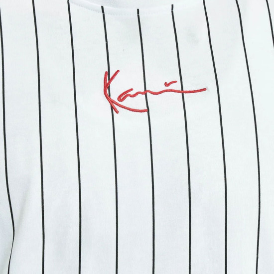 Karl Kani Ανδρική κοντομάνικη μπλούζα Small Signature Pinstripe Tee